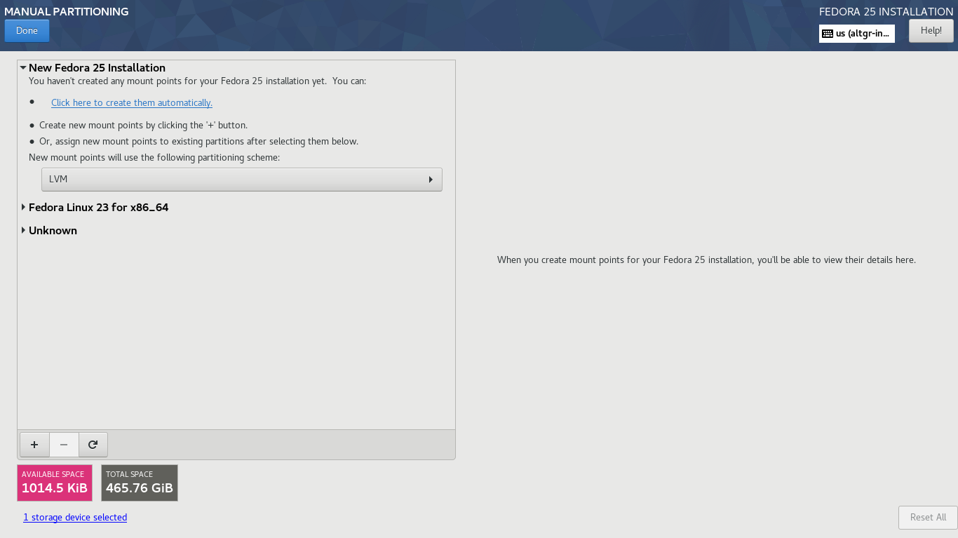 Now we can see the volume group and the logical volumes from the encrypted partition