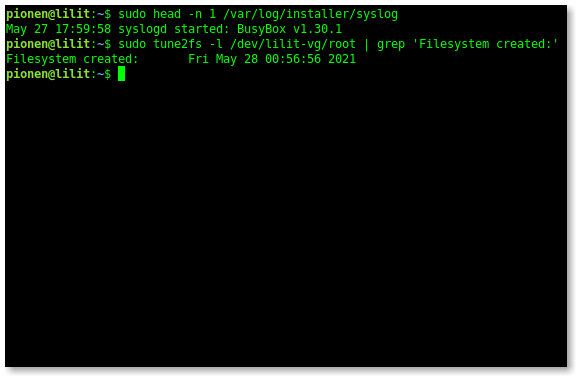 Debian Age screenshot