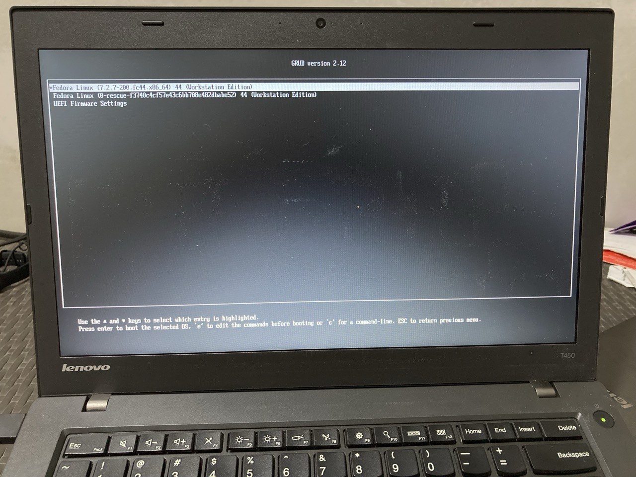 Fedora Linux 44 GRUB2